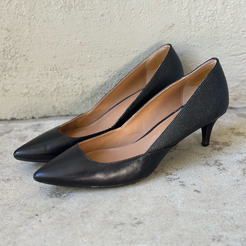 Calvin Klein Kitten Heels Black Size 9.5